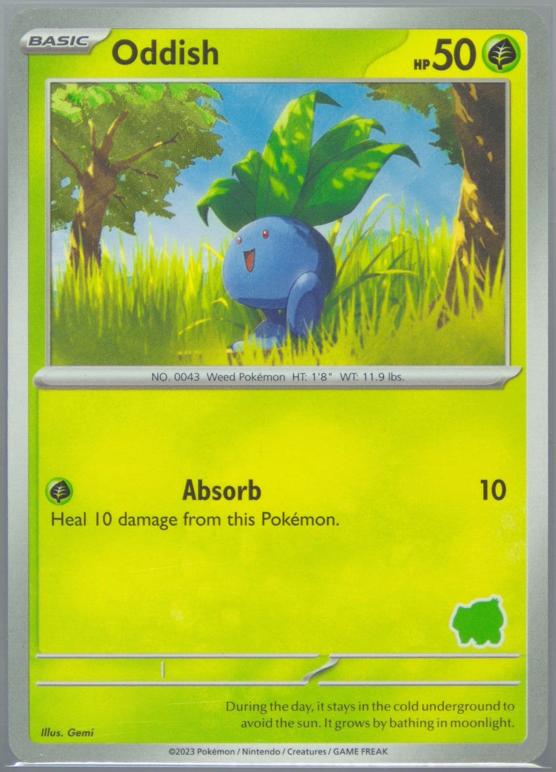 Oddish 2023 Pokemon My First Battle-Bulbasaur Deck