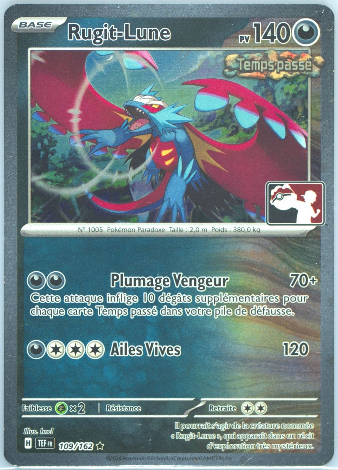 Roaring Moon French-Holo (109) 2024 Pokemon Play! Pokemon Prize Pack: Series 5