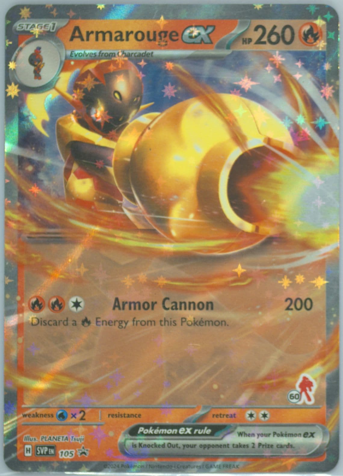 Armarouge EX Battle Academy 2024 (105) 2024 Pokemon Svp EN-SV Black Star Promo