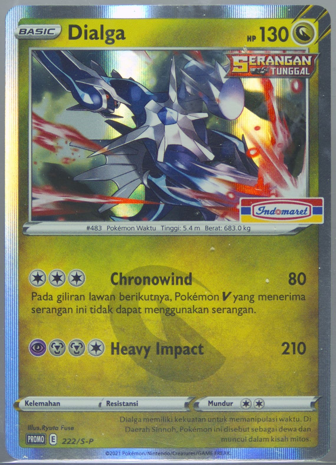 Dialga-Holo Indomaret Campaign (222) 2021 Pokemon Indonesian S Promo