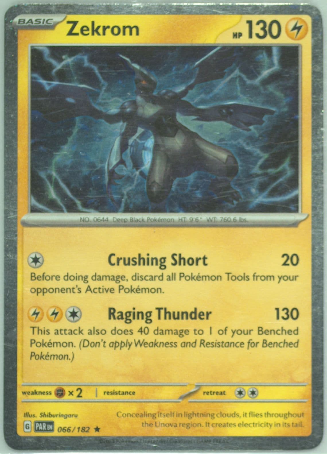 Zekrom Enhanced 2 Pack Blister (066) 2023 Pokemon Par EN-Paradox Rift