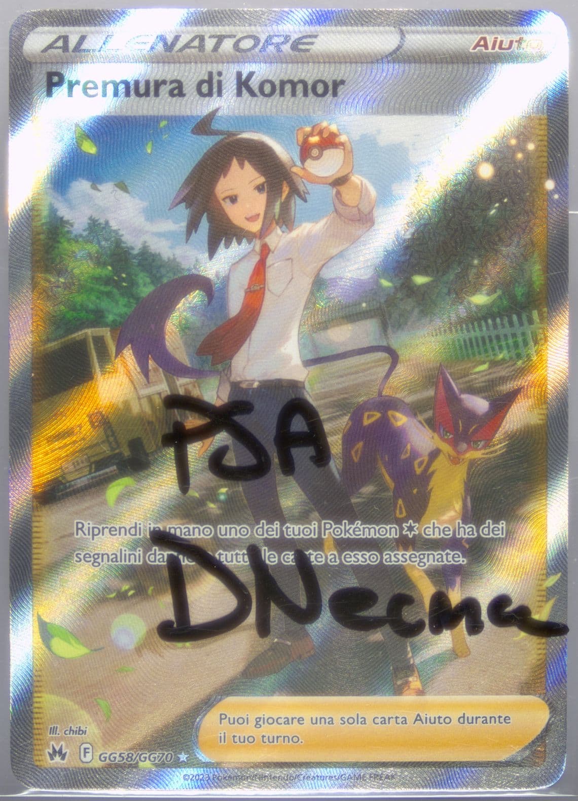 Full Art/Premura DI Komor Italian (GG58) 2023 Pokemon Sword and Shield Crown Zenith