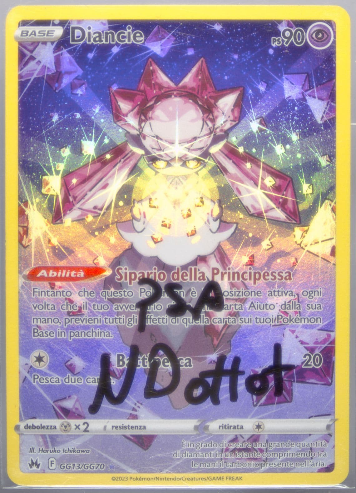 Full Art/Diancie Italian (GG13) 2023 Pokemon Sword and Shield Crown Zenith