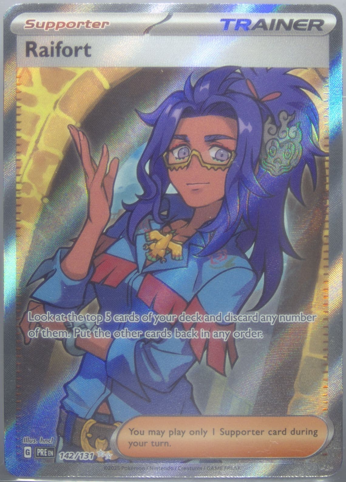 Raifort Ultra Rare (142) 2025 Pokemon Pre EN-Prismatic Evolutions