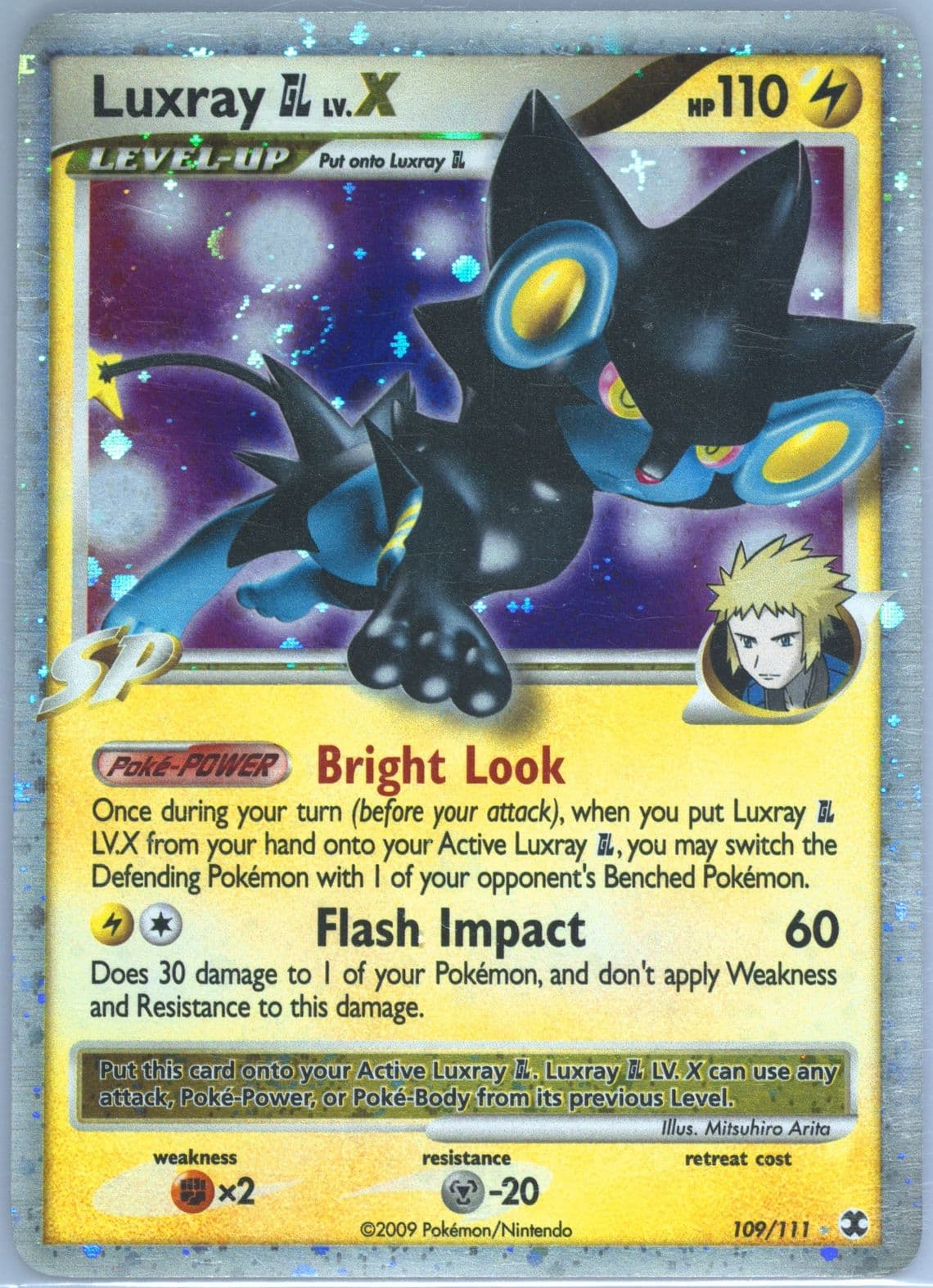 Luxray GL LV.X-Holo (109) 2009 Pokemon Platinum Rising Rivals