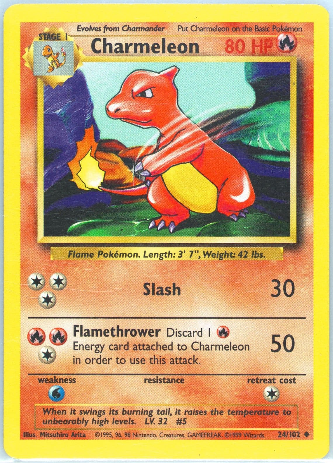 Charmeleon (24) 1999 Pokemon Game
