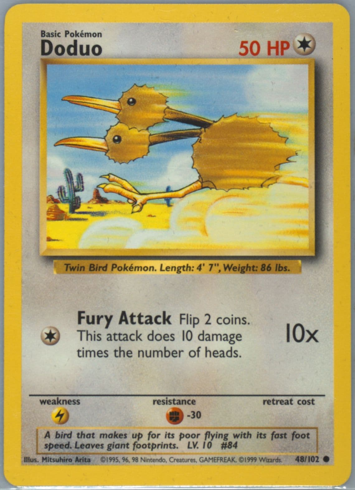 Doduo (48) 1999 Pokemon Game