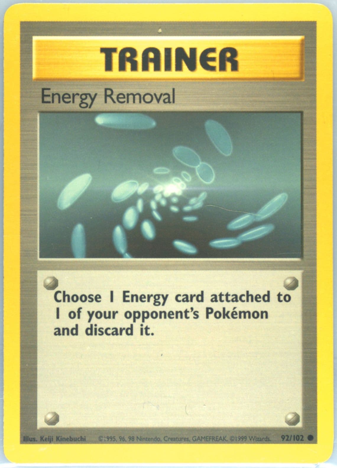 Energy Removal (92) 1999 Pokemon Game