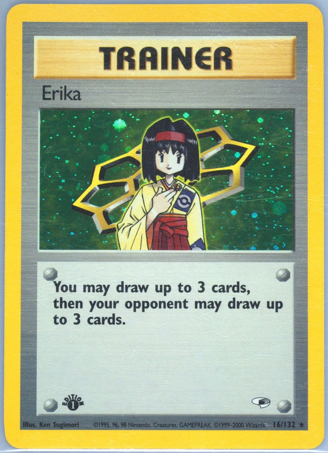 Erika-Holo 1st Edition (16) 2000 Pokemon Gym Heroes