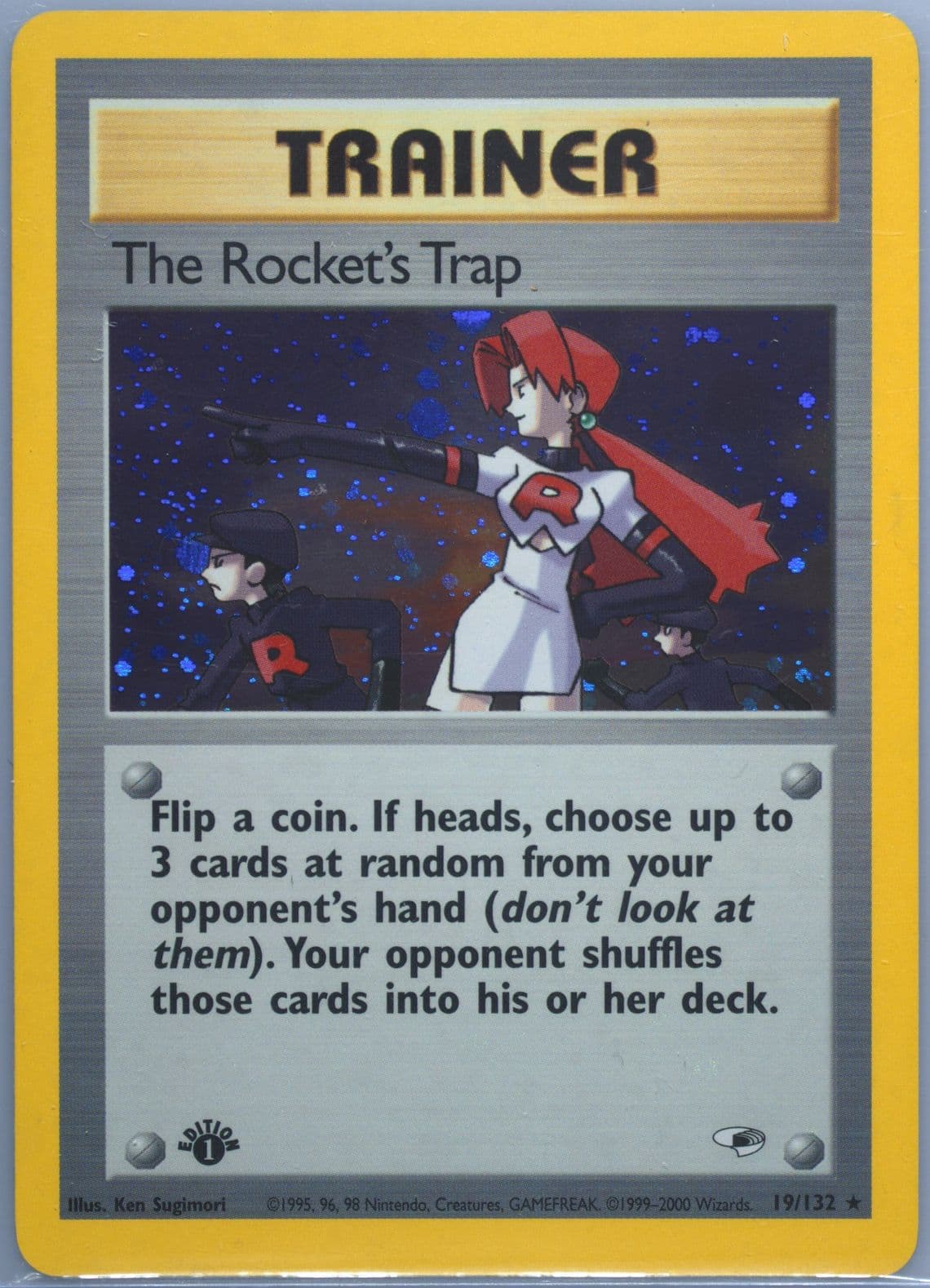 The Rocket's Trap Holo-1st Edition (19) 2000 Pokemon Gym Heroes