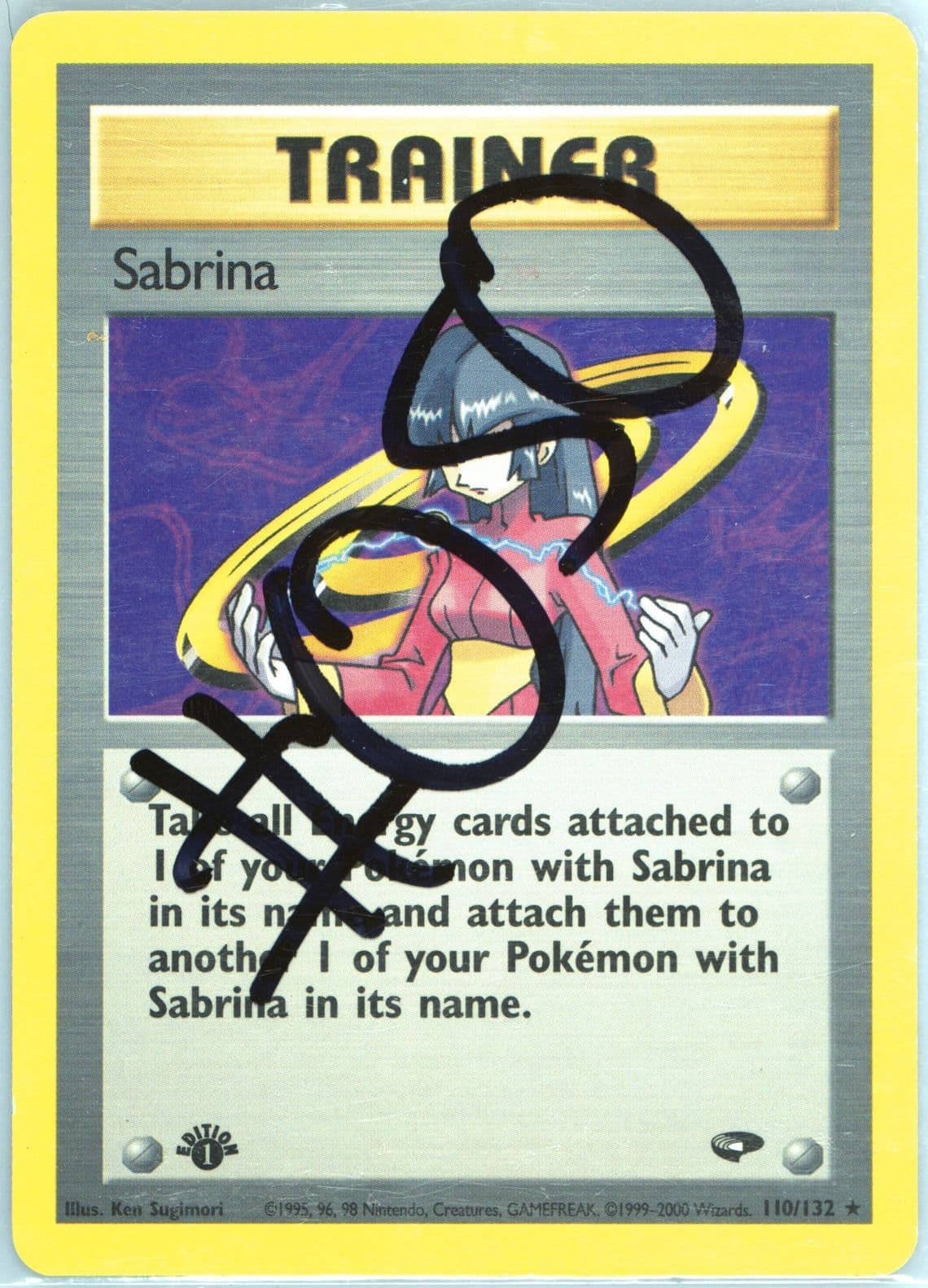 Sabrina 1st Edition (110) 2000 Pokemon Gym Challenge