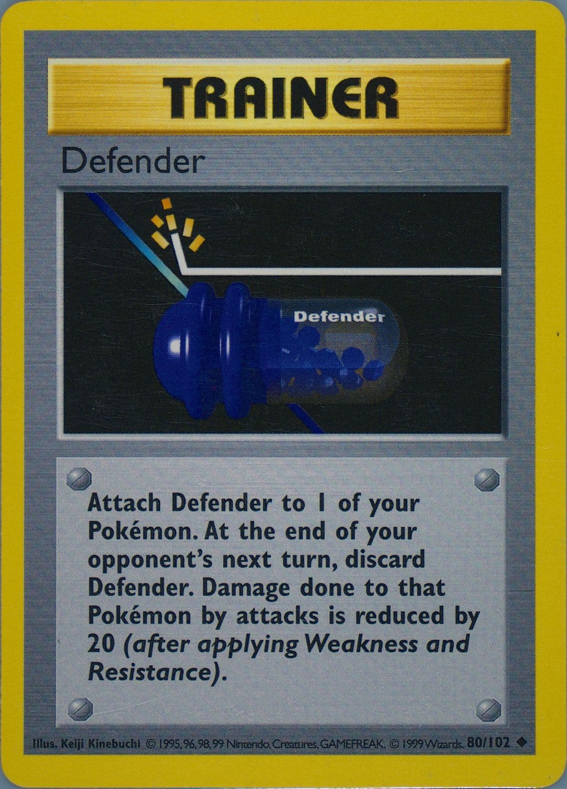 Defender Shadowless (80) 1999 Pokemon Game