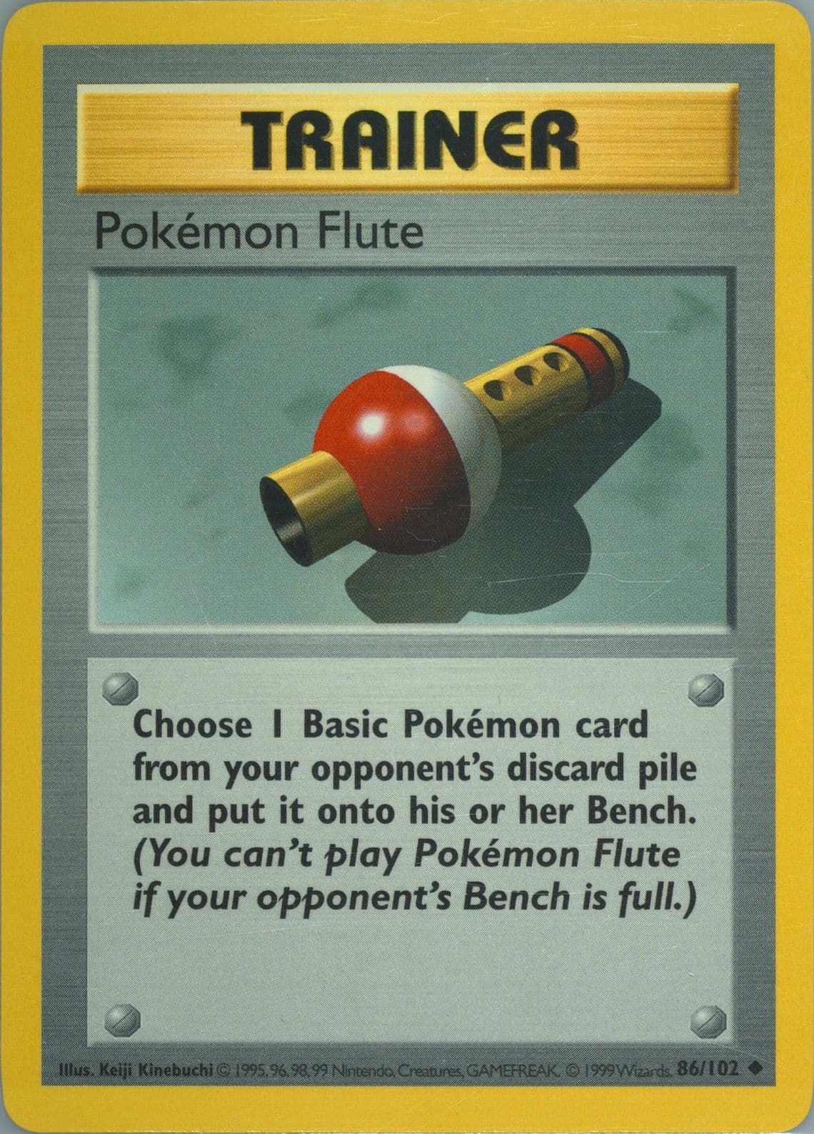 Pokemon Flute Shadowless (86) 1999 Pokemon Game
