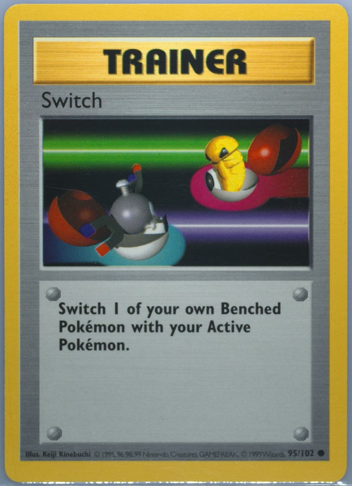 Switch Shadowless (95) 1999 Pokemon Game