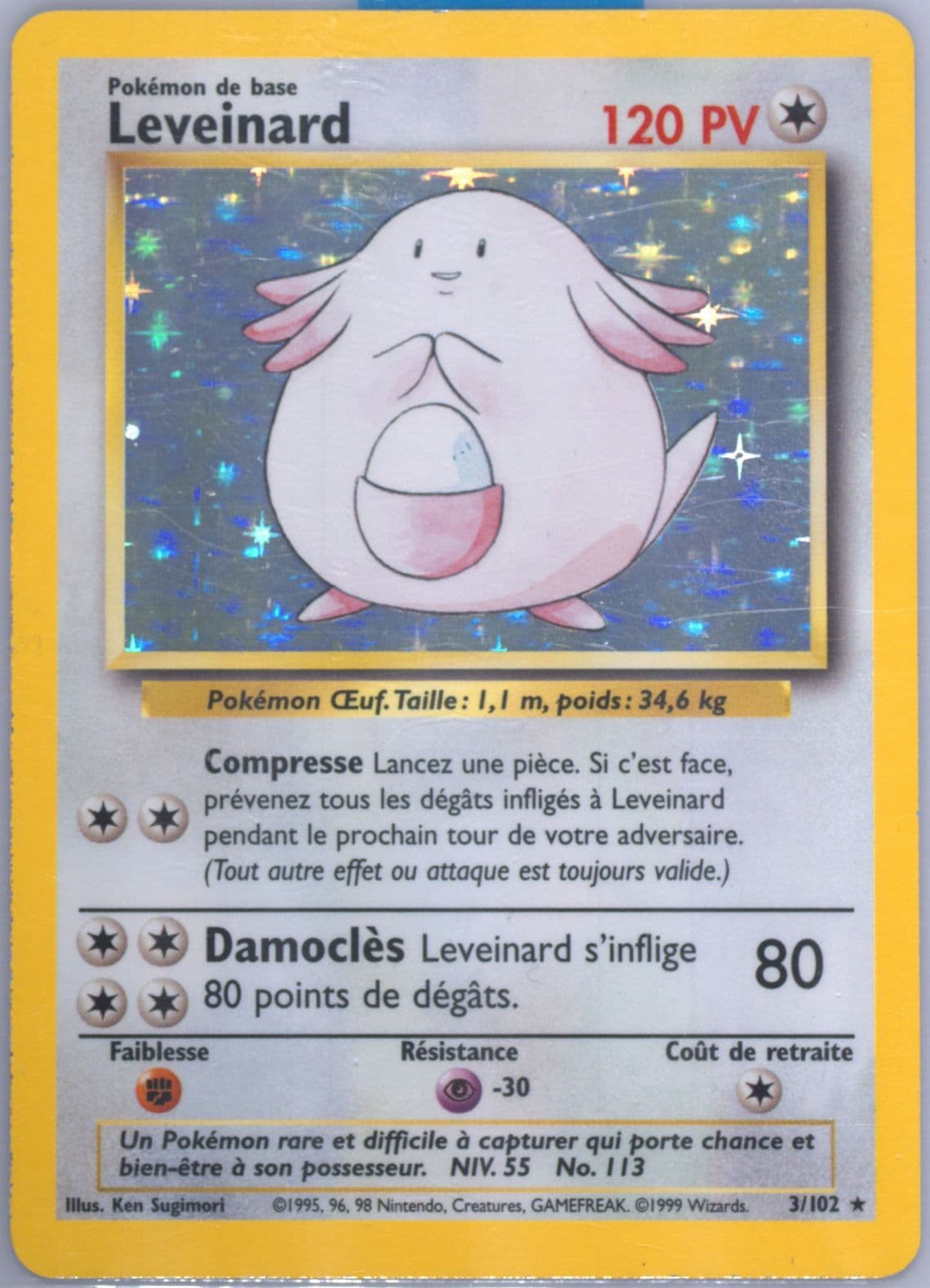Leveinard-Holo (3) 1999 Pokemon French