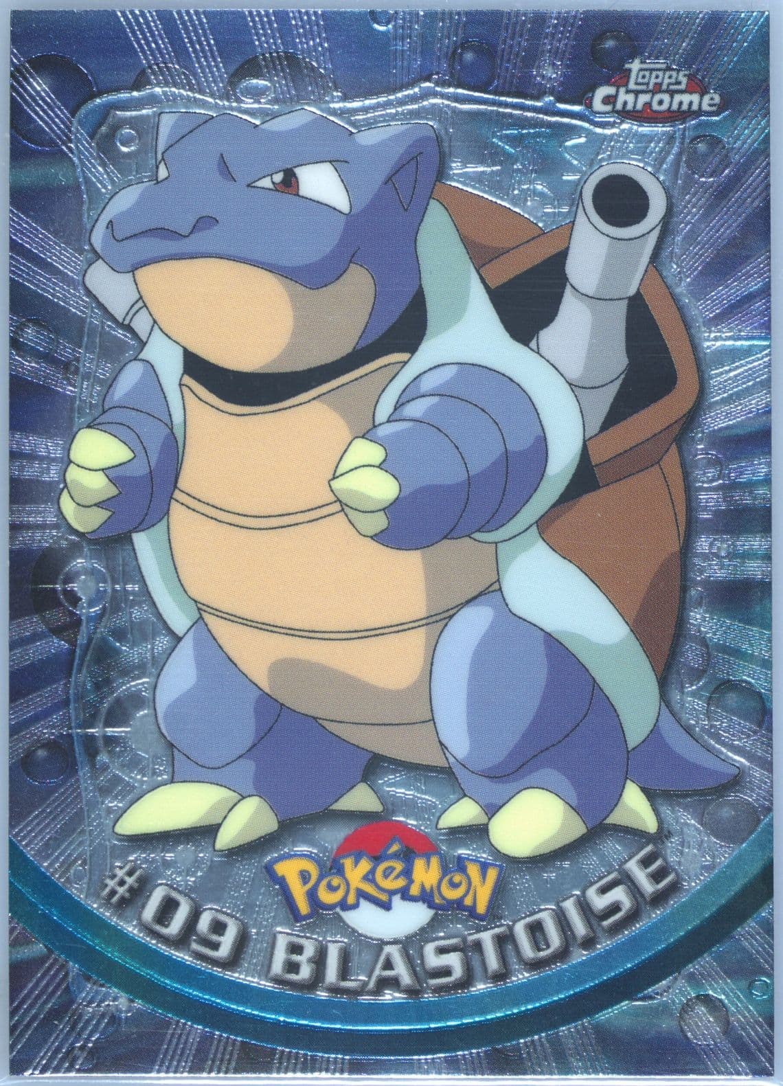 Blastoise (9) 2000 Topps Chrome Pokemon T.V.