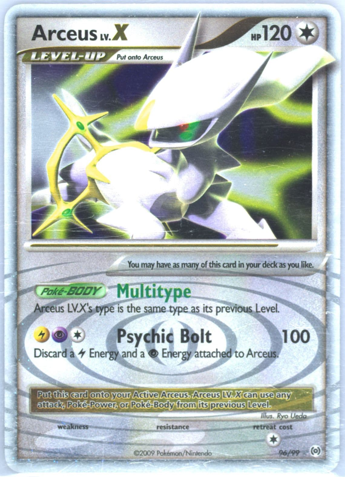 Arceus LV.X-Holo (96) 2009 Pokemon Platinum Arceus