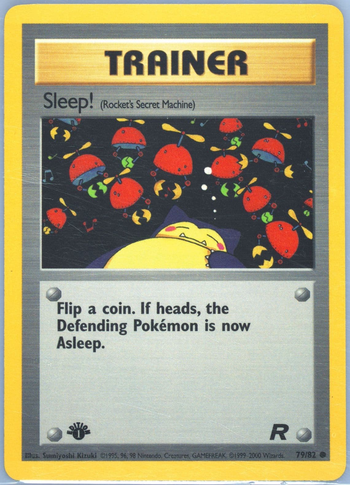 Sleep! 1st Edition (79) 2000 Pokemon Rocket