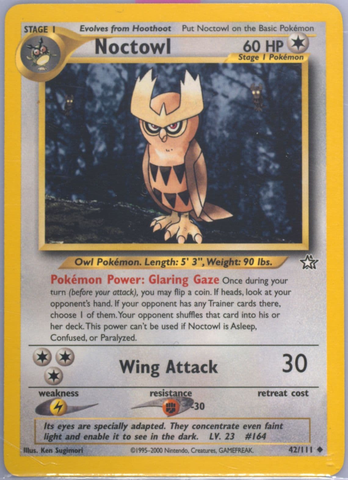 Noctowl (42) 2000 Pokemon Neo Genesis