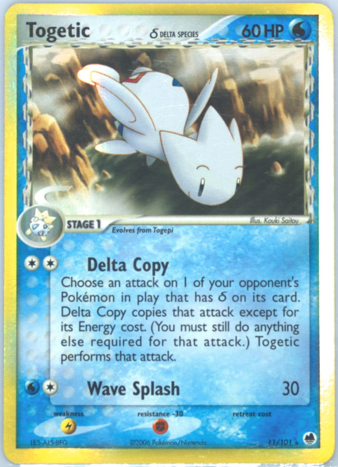 Togetic-Holo (11) 2006 Pokemon EX Dragon Frontiers