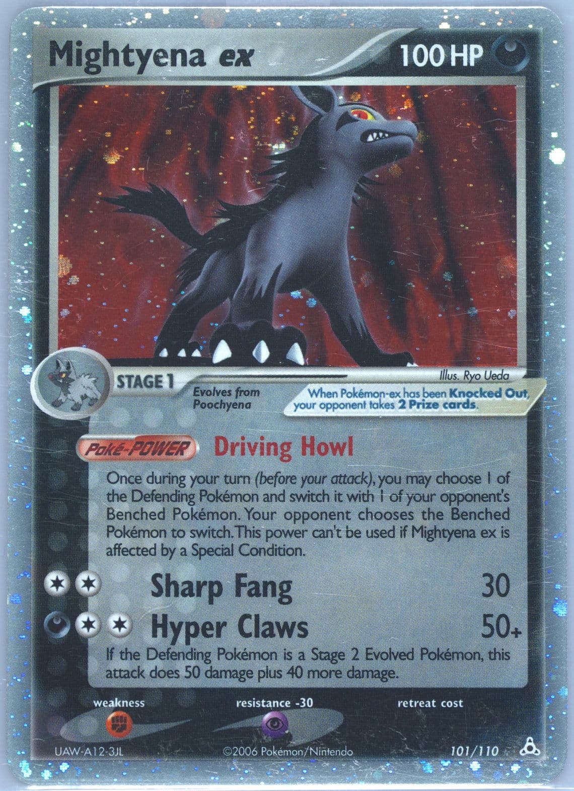 Mightyena EX-Holo (101) 2006 Pokemon EX Holon Phantoms