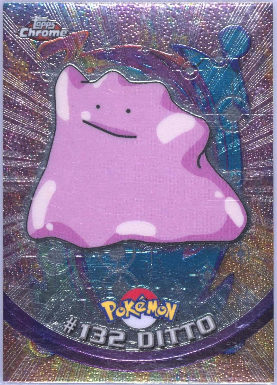 Ditto (132) 2000 Topps Chrome Pokemon T.V.
