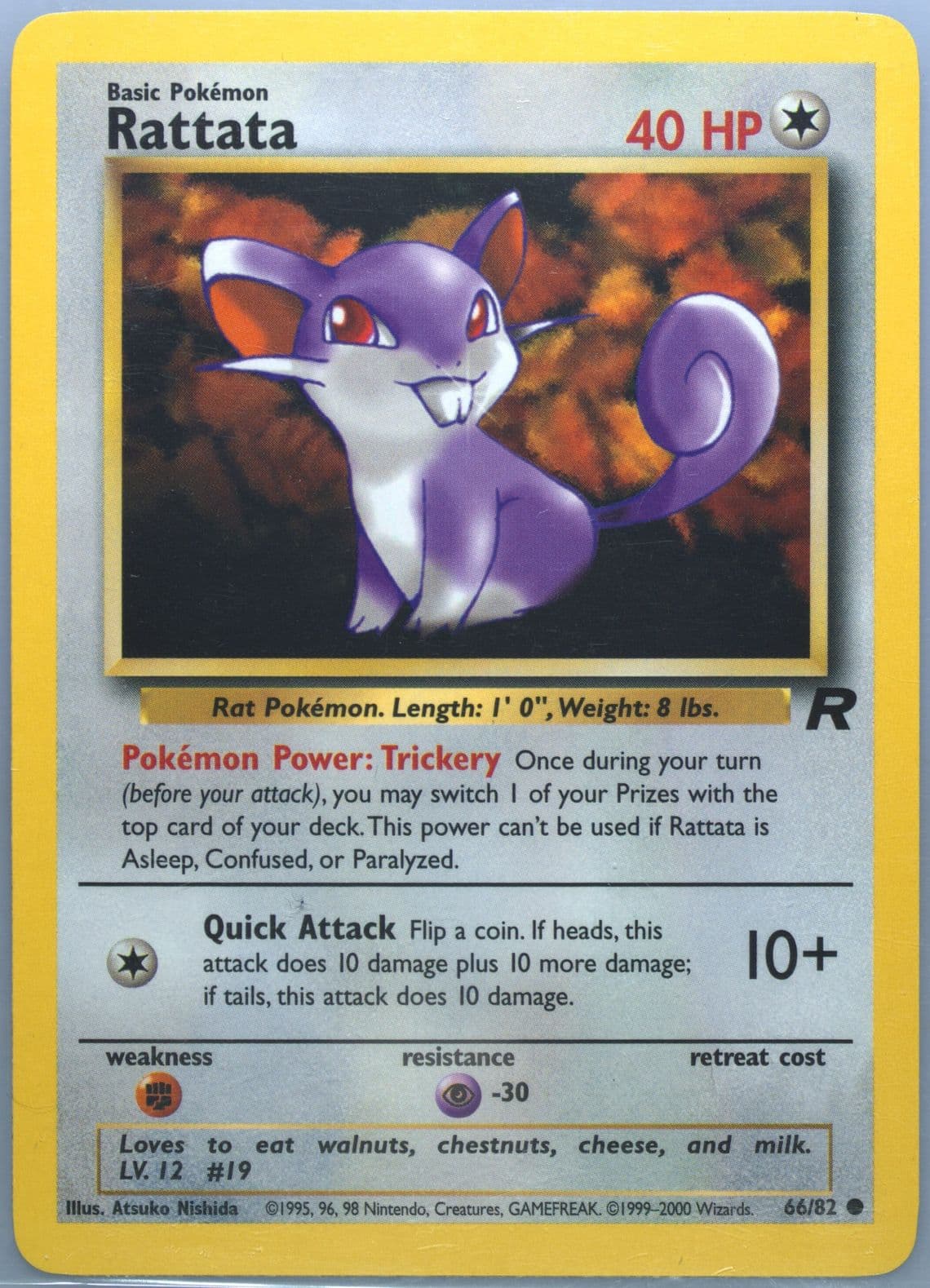 Rattata (66) 2000 Pokemon Rocket