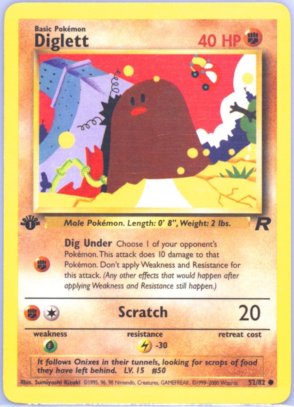 Diglett 1st Edition (52) 2000 Pokemon Rocket