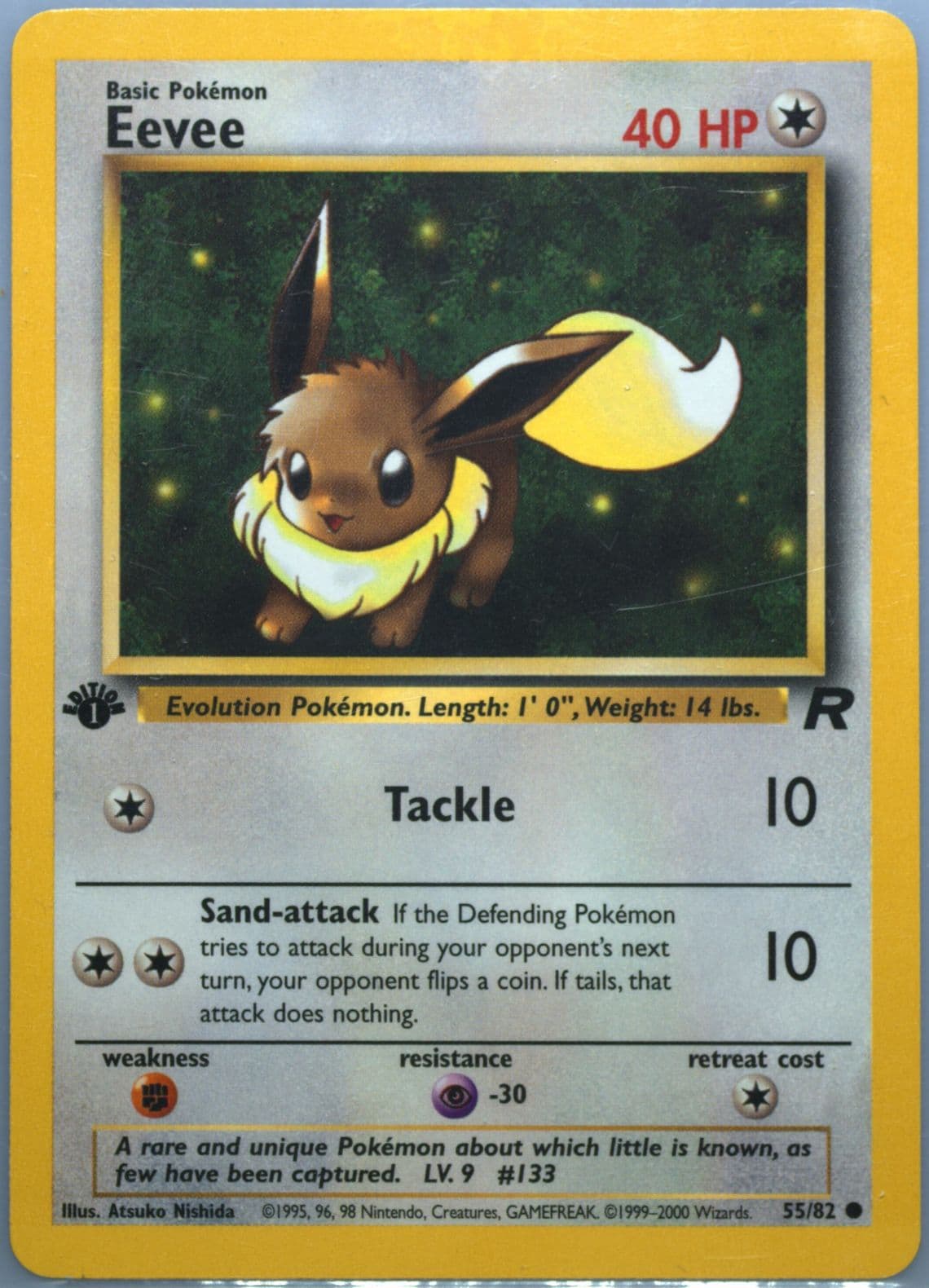Eevee 1st Edition (55) 2000 Pokemon Rocket