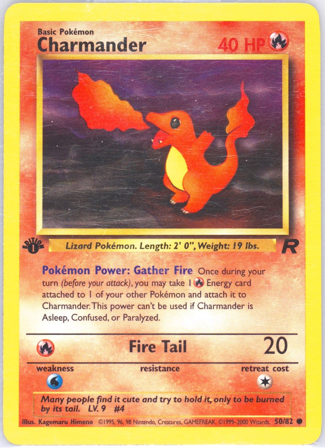 Charmander 1st Edition (50) 2000 Pokemon Rocket