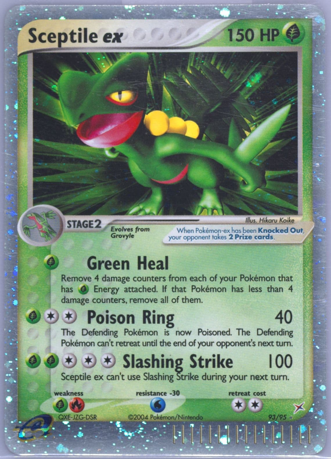 Sceptile EX-Holo (93) 2004 Pokemon EX Team Magma VS Team Aqua