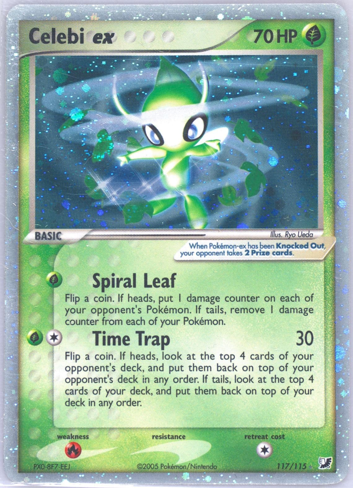 Celebi EX-Holo (117) 2005 Pokemon EX Unseen Forces