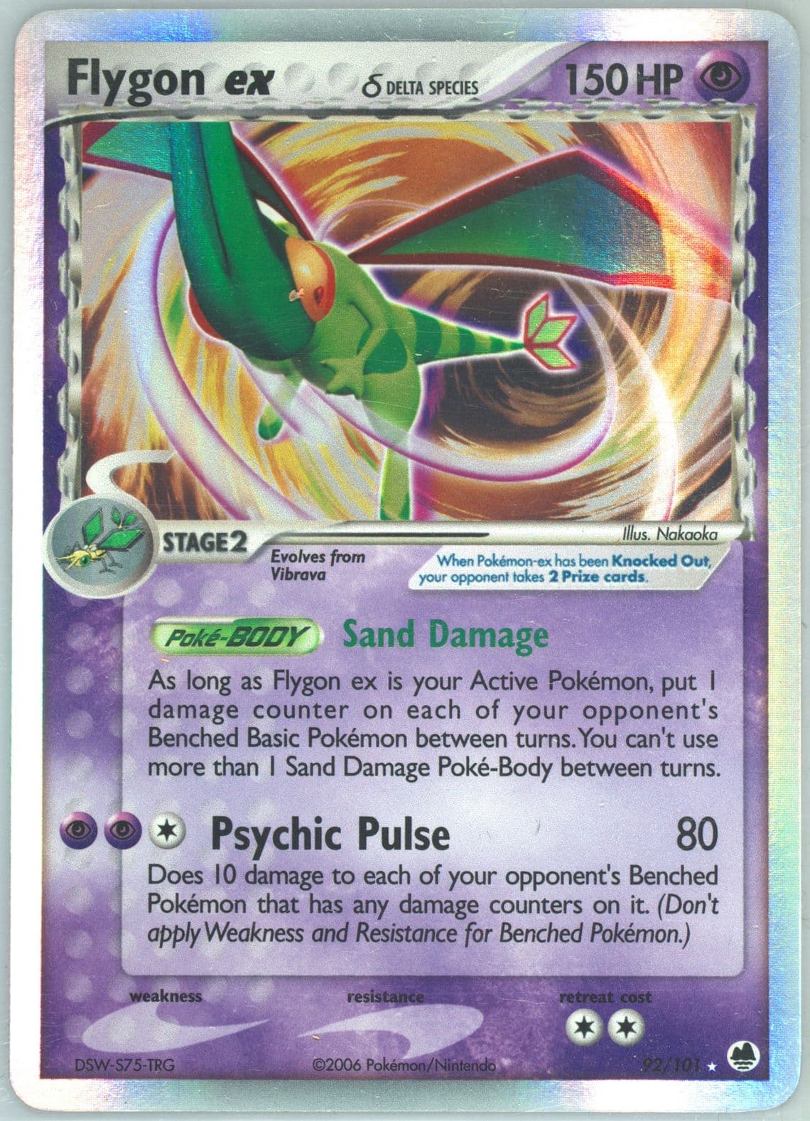Flygon EX-Holo (92) 2006 Pokemon EX Dragon Frontiers