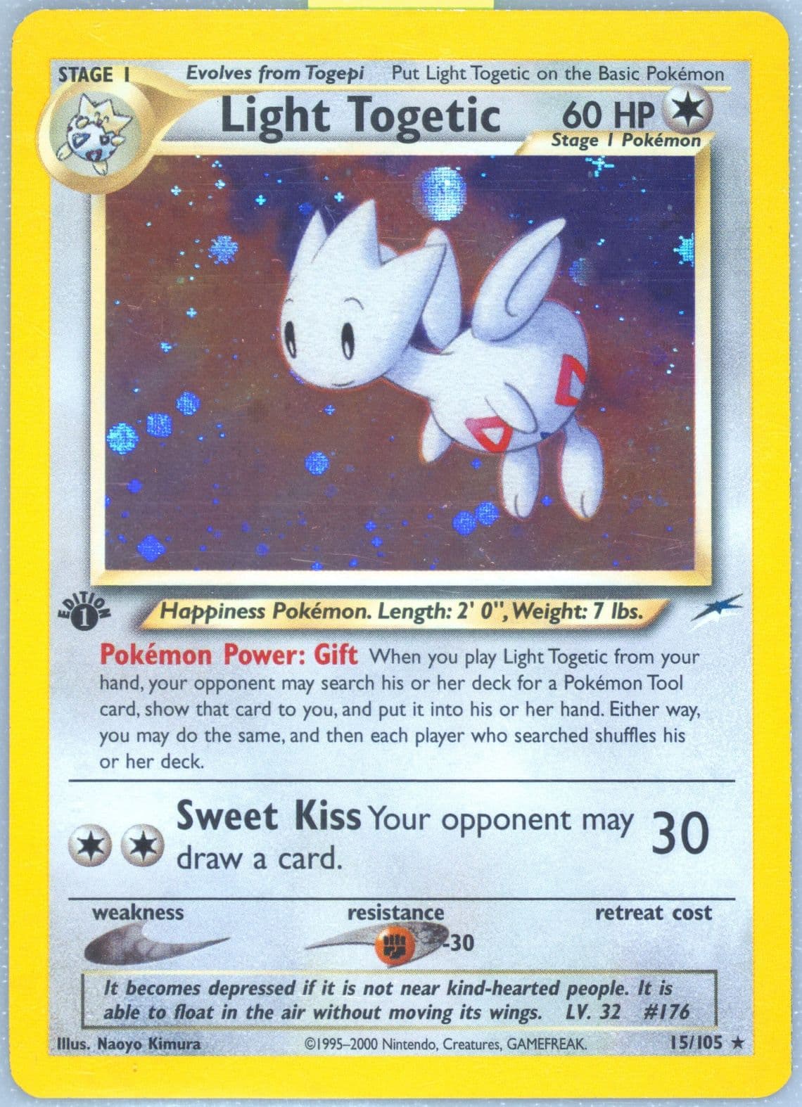Light Togetic-Holo 1st Edition (15) 2002 Pokemon Neo Destiny