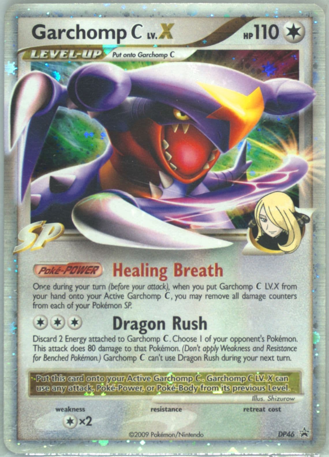 Garchomp C LV.X Holo (DP46) 2009 Pokemon Diamond & Pearl Black Star Promo