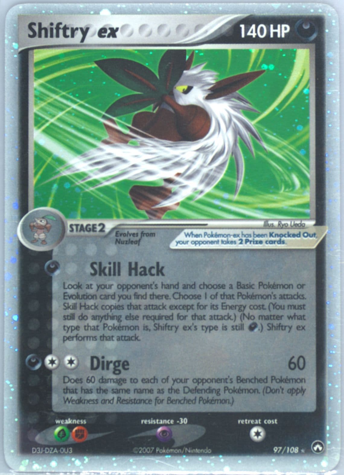 Shiftry EX-Holo (97) 2007 Pokemon EX Power Keepers