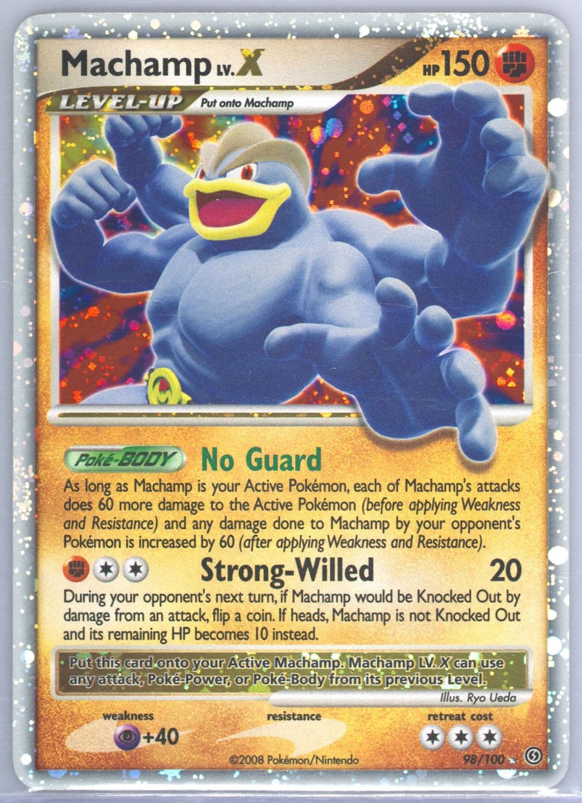 Machamp LV.X-Holo (98) 2008 Pokemon Diamond & Pearl Stormfront