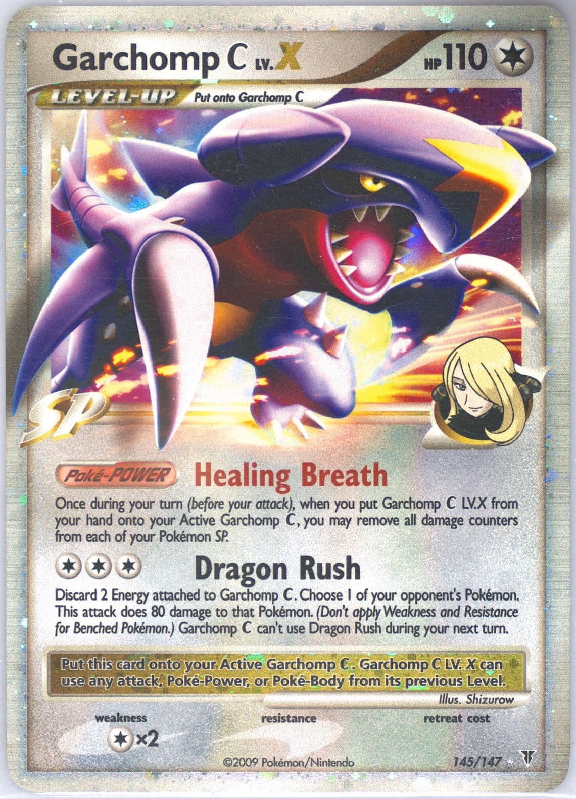 Garchomp C LV.X-Holo (145) 2009 Pokemon Platinum Supreme Victors