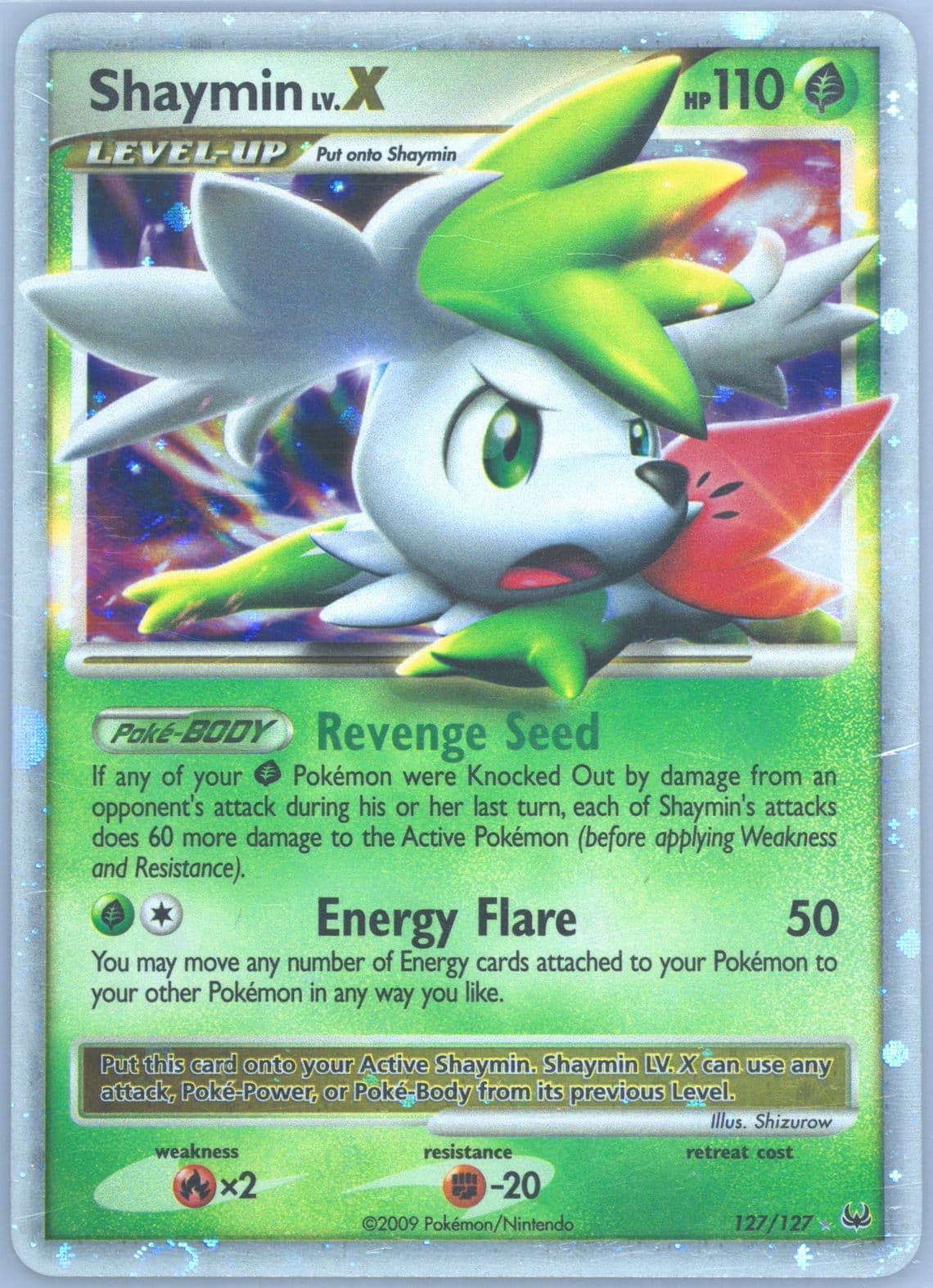 Shaymin LV.X-Holo (127) 2009 Pokemon Platinum