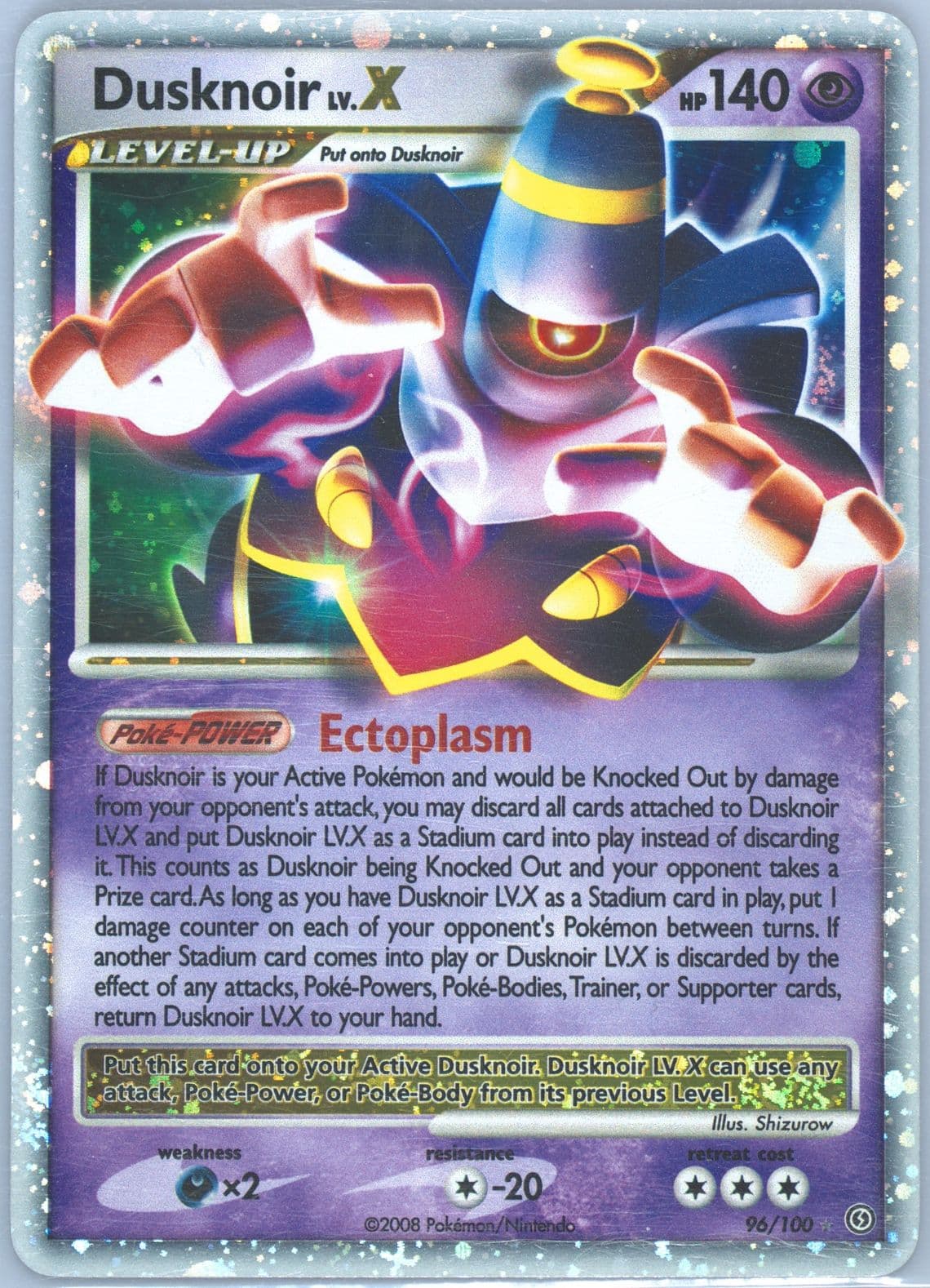 Dusknoir LV.X-Holo (96) 2008 Pokemon Diamond & Pearl Stormfront