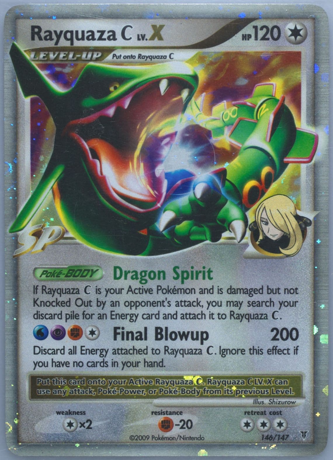 Rayquaza C LV.X-Holo (146) 2009 Pokemon Platinum Supreme Victors