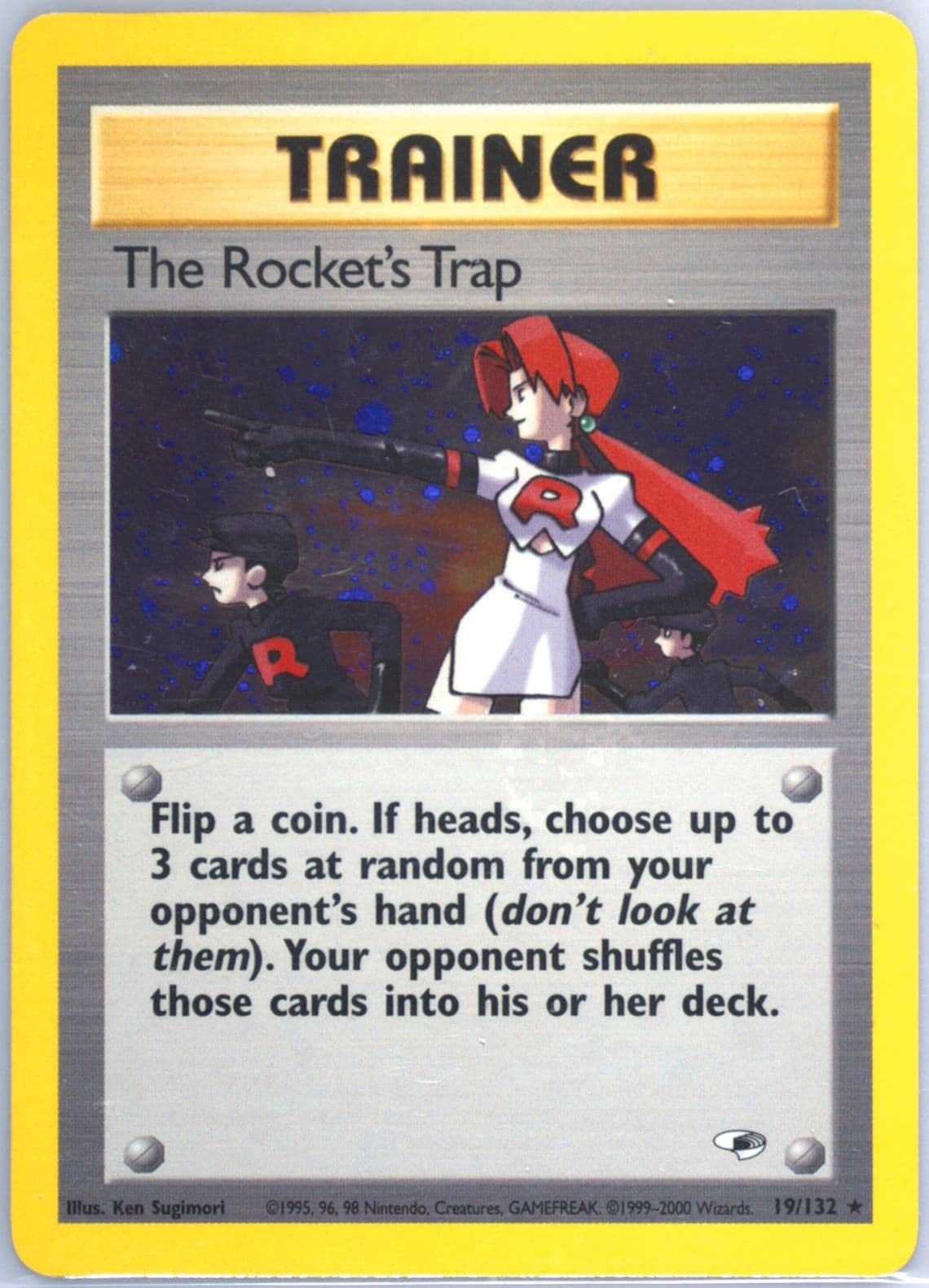 The Rocket's Trap-Holo (19) 2000 Pokemon Gym Heroes