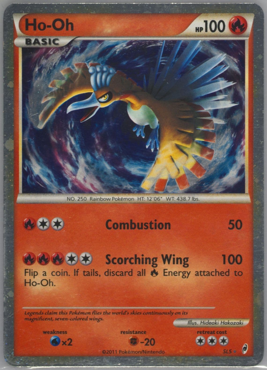 HO-Oh-Holo (SL5) 2011 Pokemon Call of Legends