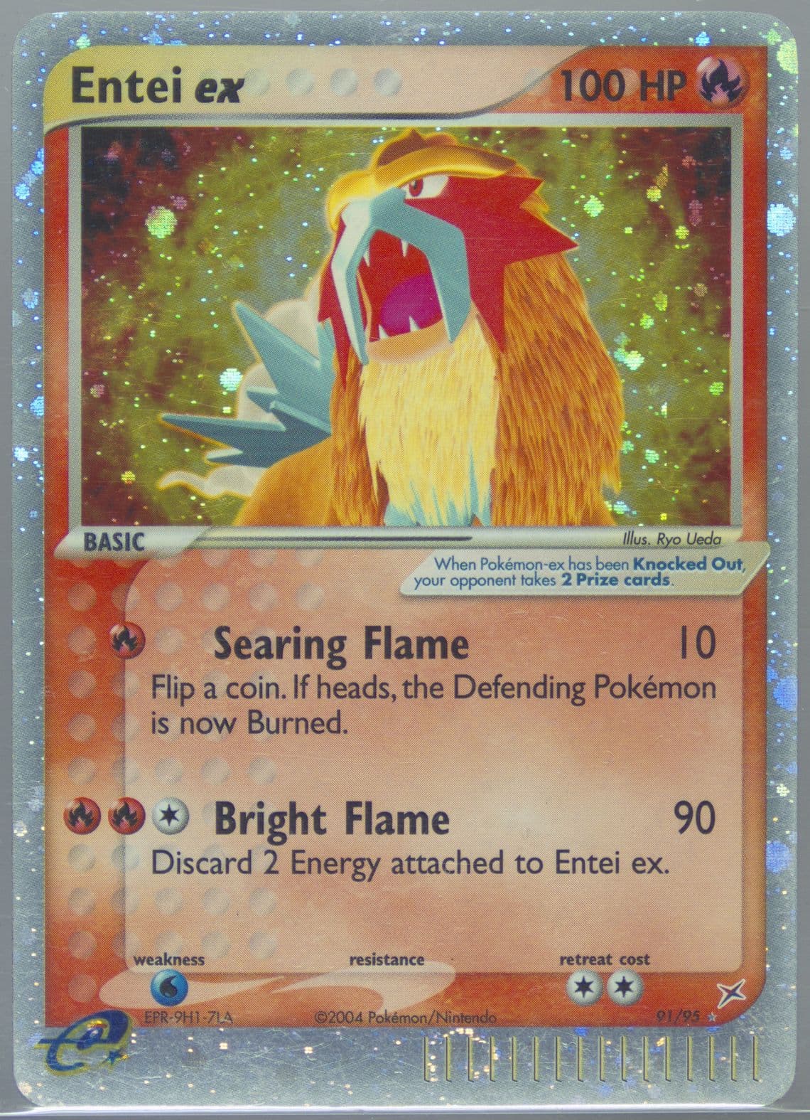 Entei EX-Holo (91) 2004 Pokemon EX Team Magma VS Team Aqua