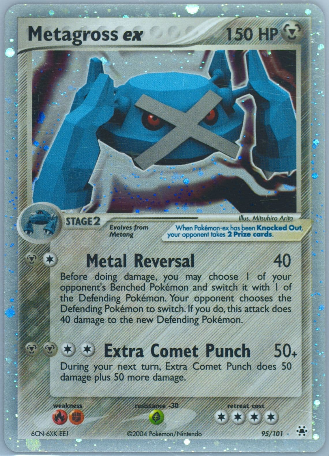 Metagross EX-Holo (95) 2004 Pokemon EX Hidden Legends