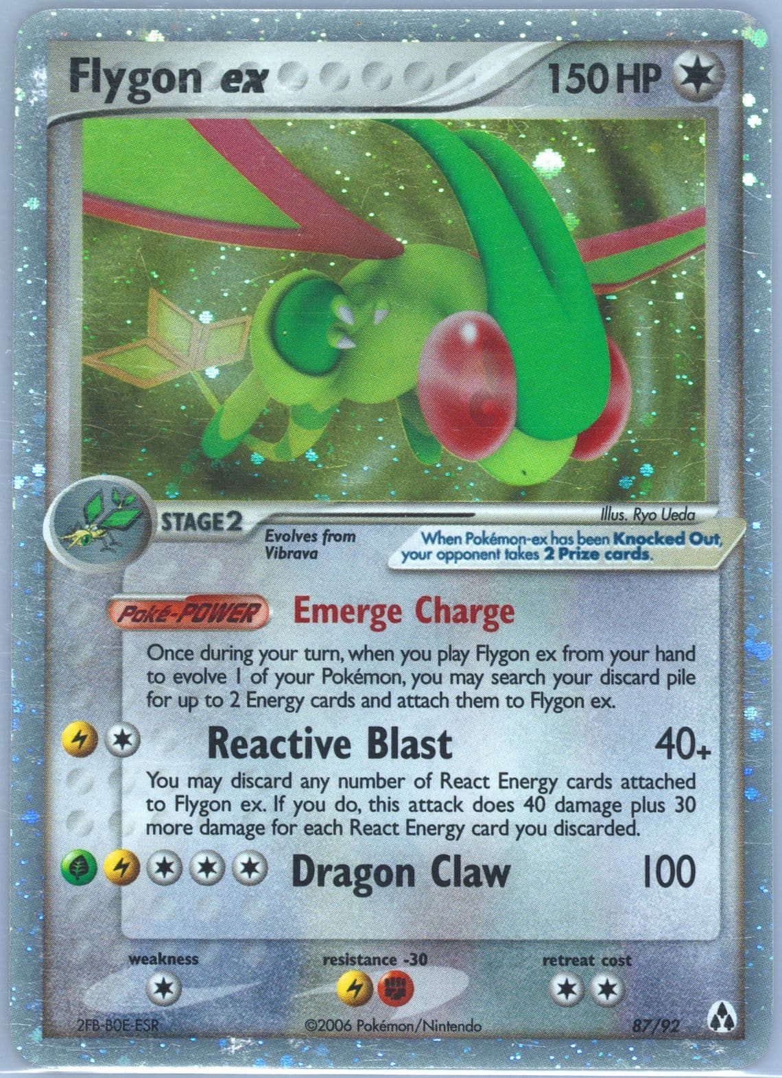 Flygon EX-Holo (87) 2006 Pokemon EX Legend Maker