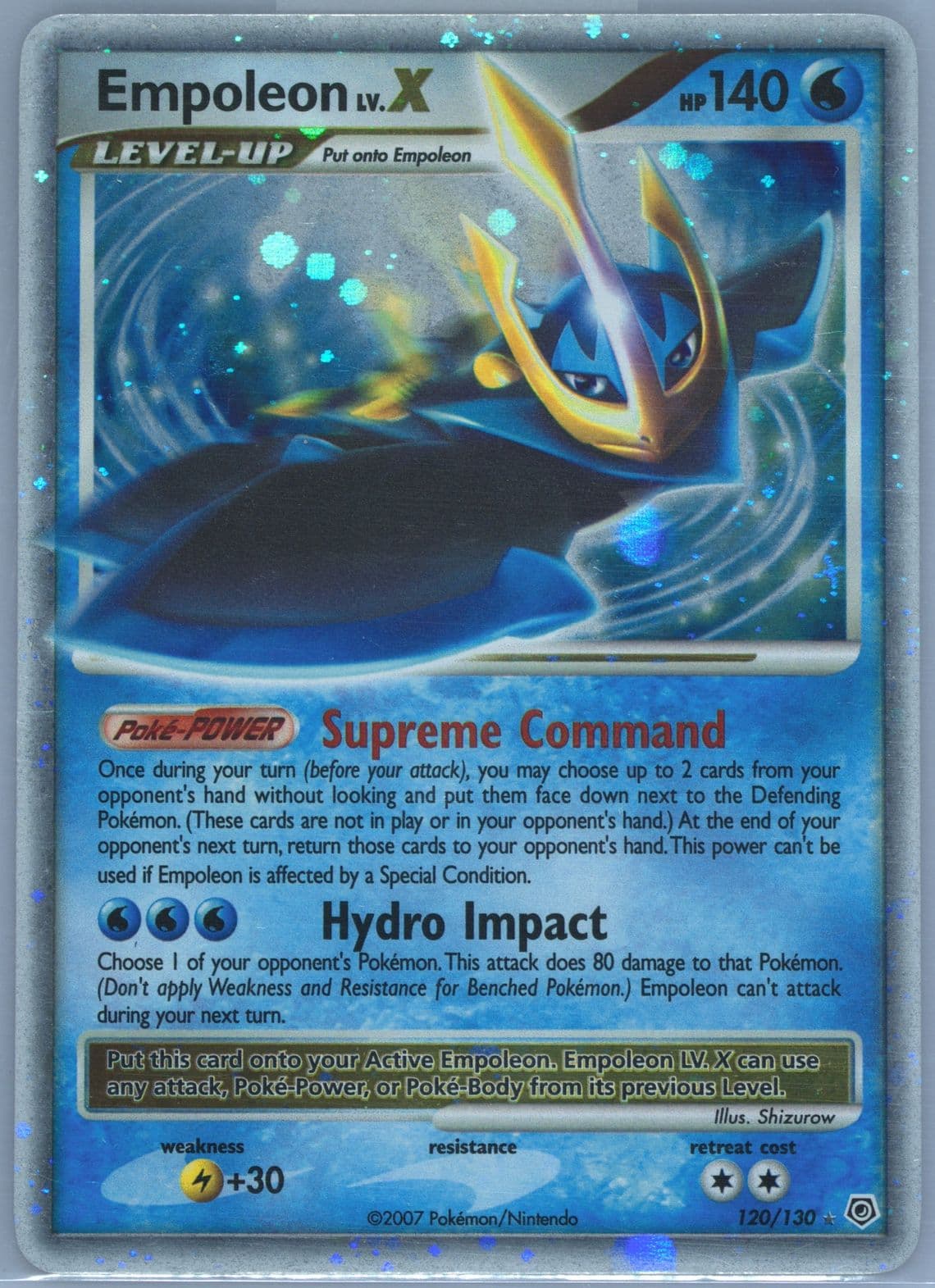 Empoleon LV.X-Holo (120) 2007 Pokemon Diamond & Pearl