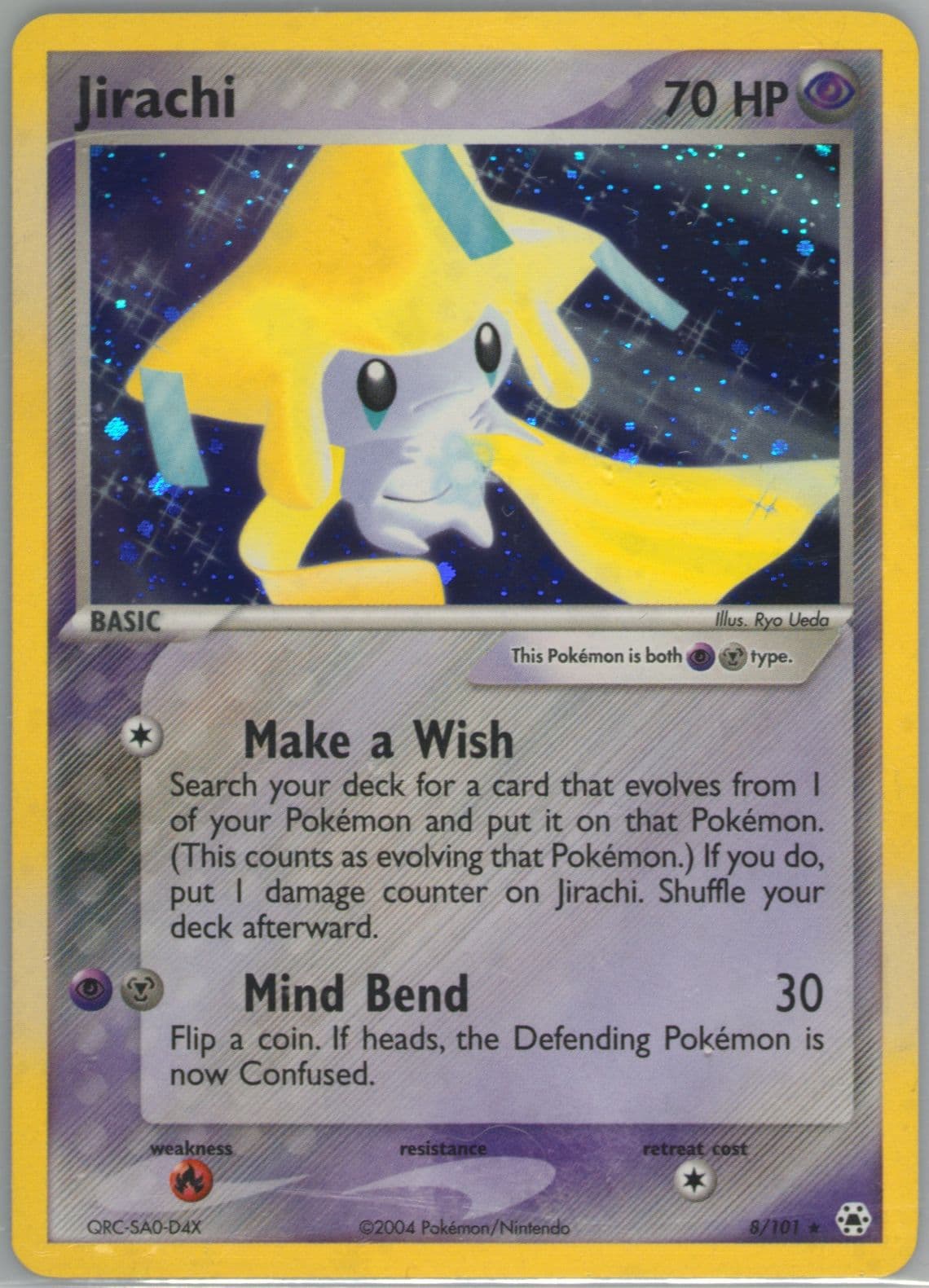 Jirachi-Holo (8) 2004 Pokemon EX Hidden Legends