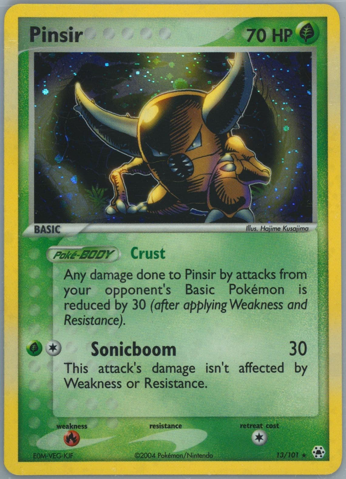 Pinsir-Holo (13) 2004 Pokemon EX Hidden Legends