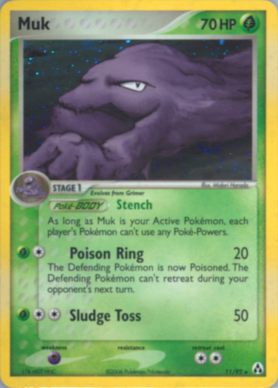Muk-Holo (11) 2006 Pokemon EX Legend Maker